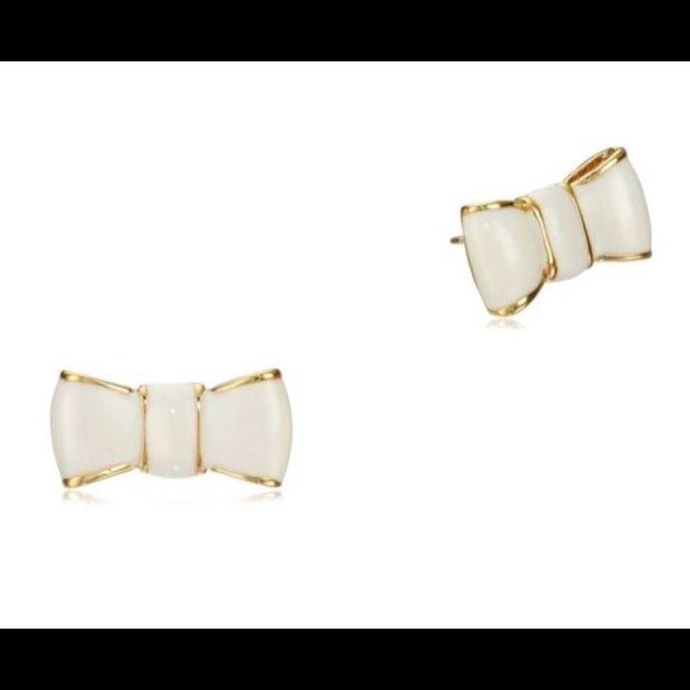 kate spade “take a bow” earrings